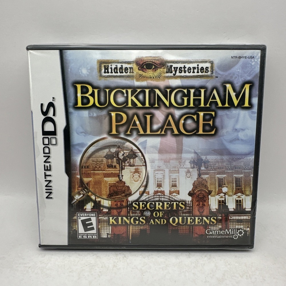 Hidden Mysteries Buckingham Palace Secrets of Kings Queens Nintendo DS New Seale